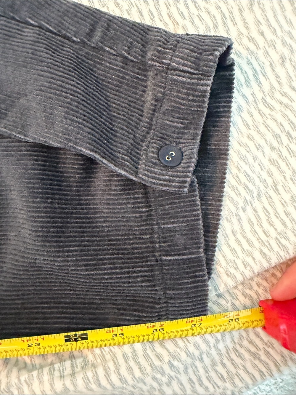 Poetry Elasticated Corduroy Tapered Trouser - Picture 10 of 10
